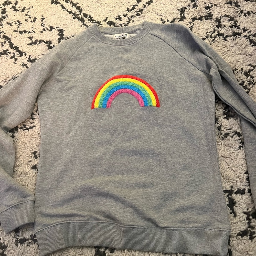 COPY - Sugarhill Brighton Rainbow Boucle Sweatshirt size 8